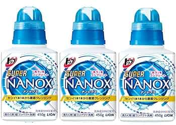 トップ　SUPER NANOX　スーパーナノックス　350g入り　１８袋セット ライオン」 トップ スーパーNANOX(ナノックス) つめかえ用 350g